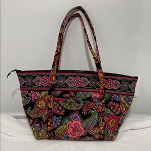 Vera Bradley Symphony in Hue XL Tote Bag | Retired Pattern | Like New